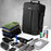 Duronic LB326 Plecak bagaż podręczny 55 x 40x16-20 | pokrowiec na laptopa, notebook, tablet, studia, czarny plecak unisex, plecak jak walizka