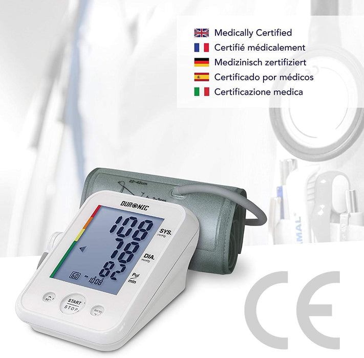Duronic BPM150 Ciśnieniomierz naramienny arytmia | ciśnienie krwi | analiza ciśnienia