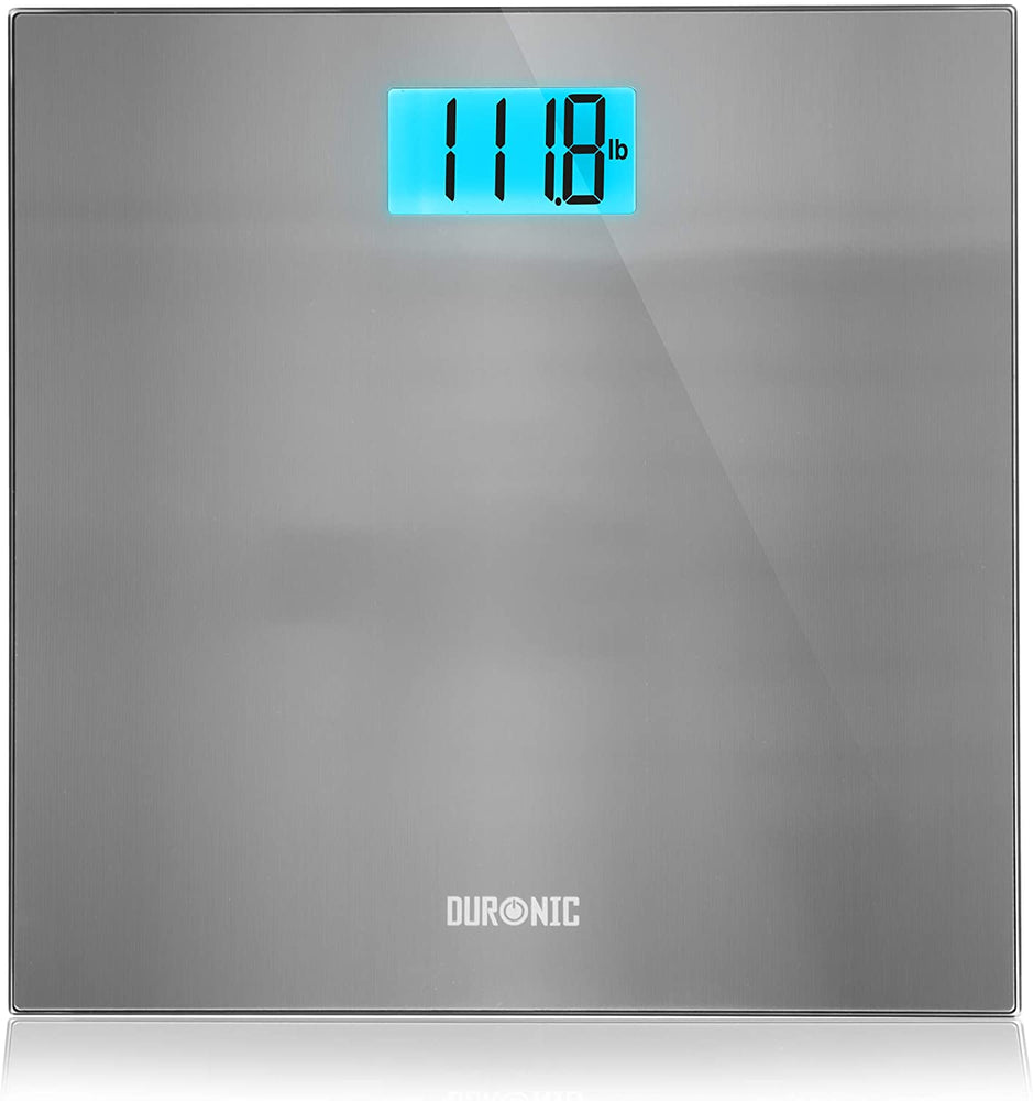 Duronic BS103 Waga łazienkowa stal nierdzewna LCD do 180 kg cyfrowy wyświetlacz