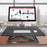 Duronic DM05D10 Podnośnik praca siedząca - stojąca biurko do pracy na stojąco i siedząco stacja robocza