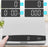 Duronic KS1009 Cyfrowa waga kuchenna do 10 kg z bateriami w zestawie | łatwa w czyszczeniu i płaska | funkcja tary | duża powierzchnia ważenia