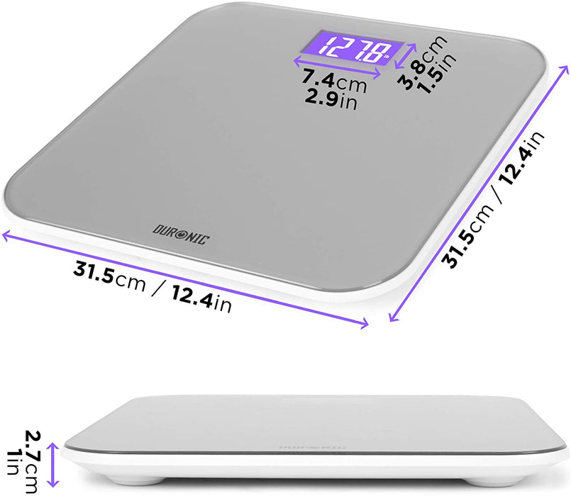 Duronic BS603 Waga łazienkowa elektroniczna do 180 cyfrowy wyświetlacz nowoczesny design