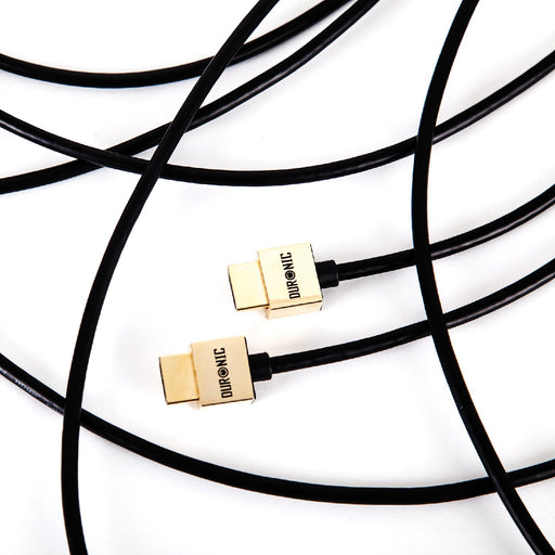 Duronic HDC02 / 2m kabel HDMI 2 m przewód  czarny    | kino domowe | złączki z 24-karatowego złota | wysoka wydajność