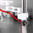 Duronic DM351X3 WE Uchwyt do monitora ekranu biały VESA 75 lub 100  Harmonijkowy wieszak ramię maks. 10 kg na jeden ekran stojak regulacja monitora stop aluminium