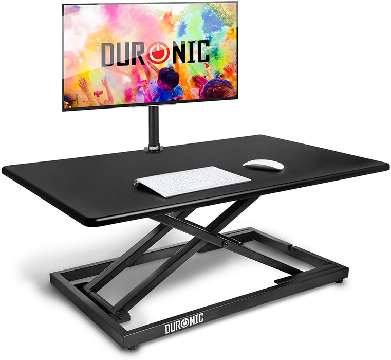 Duronic DM05D10 Podnośnik praca siedząca - stojąca biurko do pracy na stojąco i siedząco stacja robocza