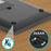Duronic KS1009 Cyfrowa waga kuchenna do 10 kg z bateriami w zestawie | łatwa w czyszczeniu i płaska | funkcja tary | duża powierzchnia ważenia