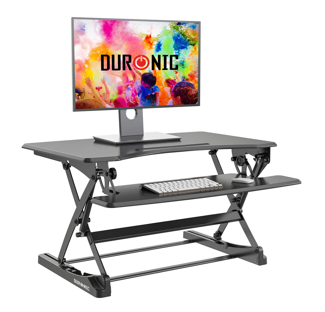 Duronic DM05D23 Nakładka biurko stojąco - siedzące | regulacja wysokości | biurko do pracy stojącej