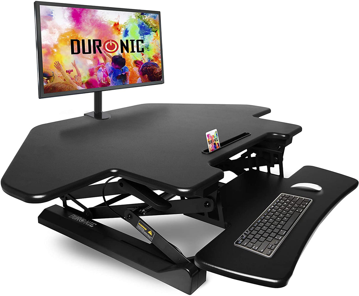 Duronic DM05D5 Nakładka do pracy stojąco siedzącej biurko do pracy na stojąco i siedząco stacja robocza